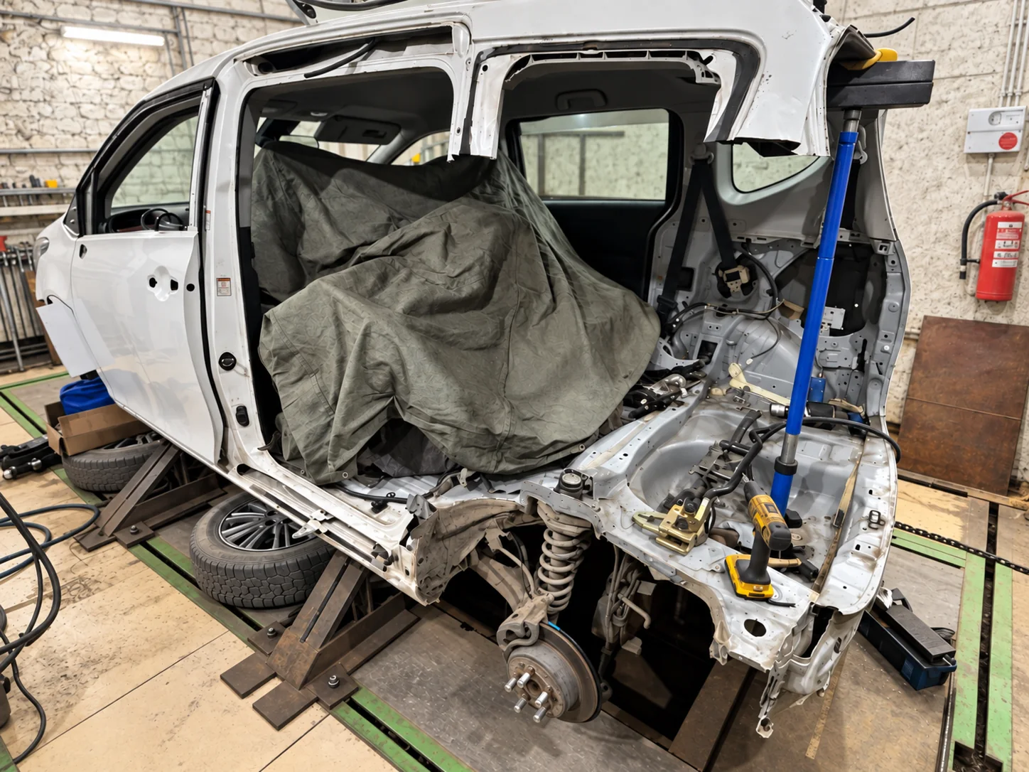 Toyota Sienta 2016 на стапеле